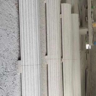 三明 花岗岩厂家带你看白麻花岗岩门楼大柱柱皮