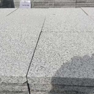 三明 白麻花岗岩石材推荐 荔枝面地铺石