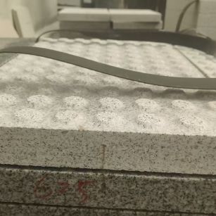 三明 芝麻白花岗岩6.0公分荔枝面五轴加工雕刻盲点