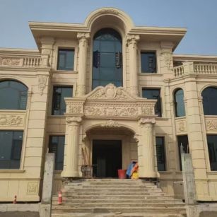 三明 黄金麻花岗岩别墅外墙干挂