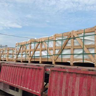 三明 芝麻白花岗岩地铺石出口专车-泰国游