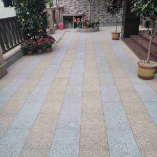 三明 黄金麻白麻荔枝面庭院铺装展示