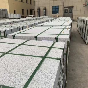 三明 白麻花岗岩5.0公分荔枝面地铺石