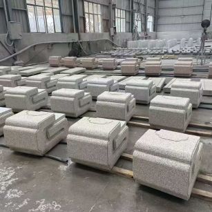 三明 白麻花岗岩异形加工-石凳，坐凳