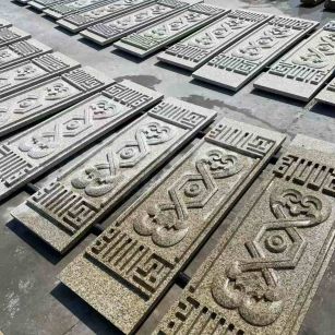 三明 黄金麻花岗岩外墙雕刻板