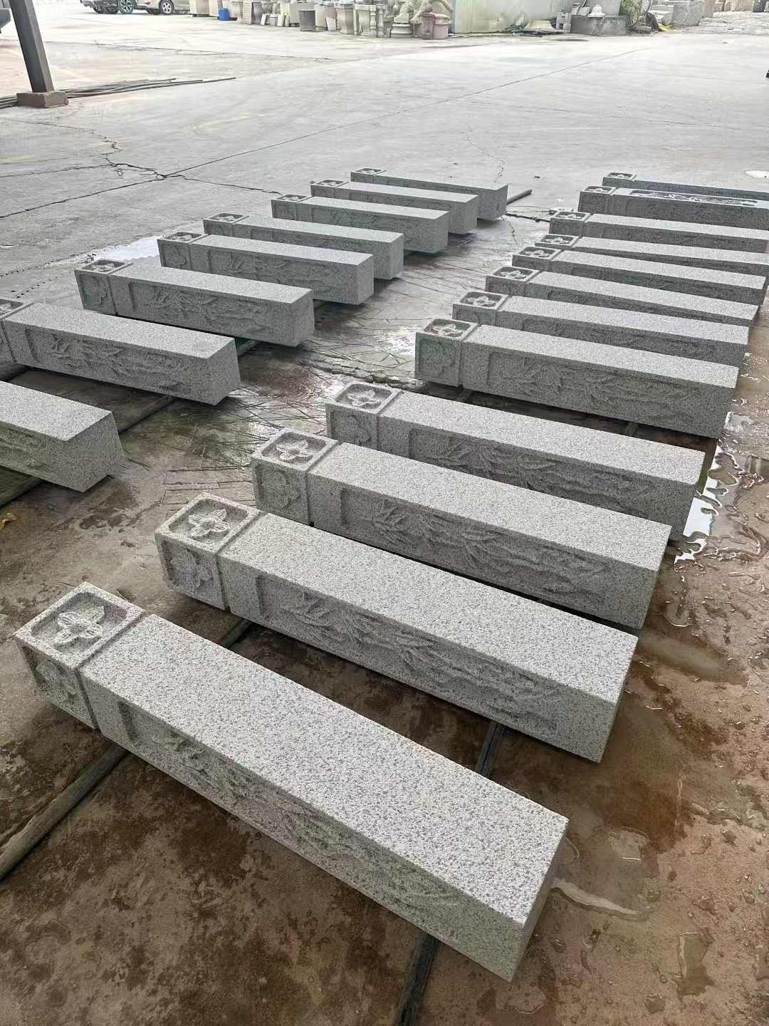 三明 白麻方柱雕花防水