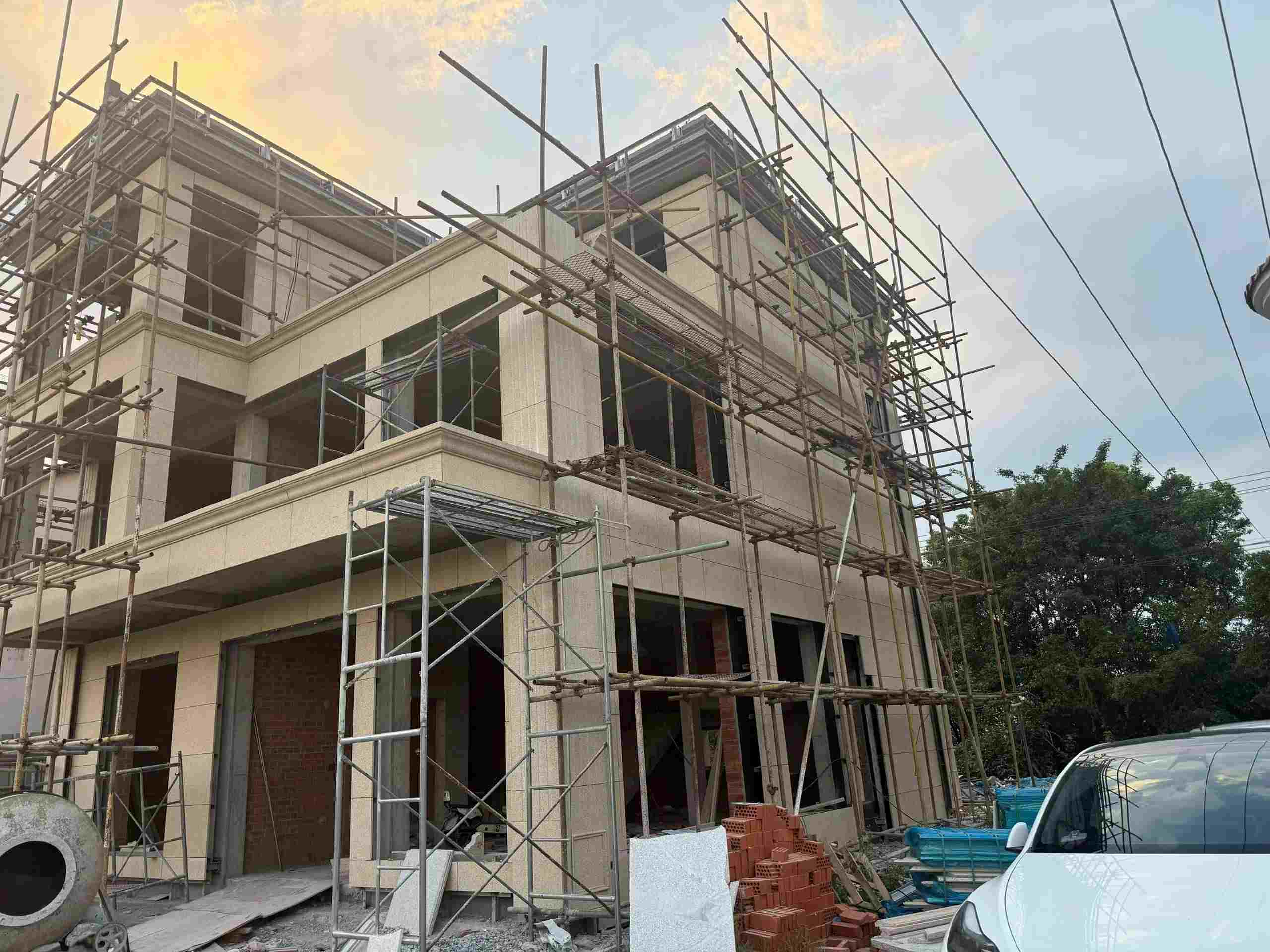 三明 黄金麻荔枝面花岗岩外墙干挂