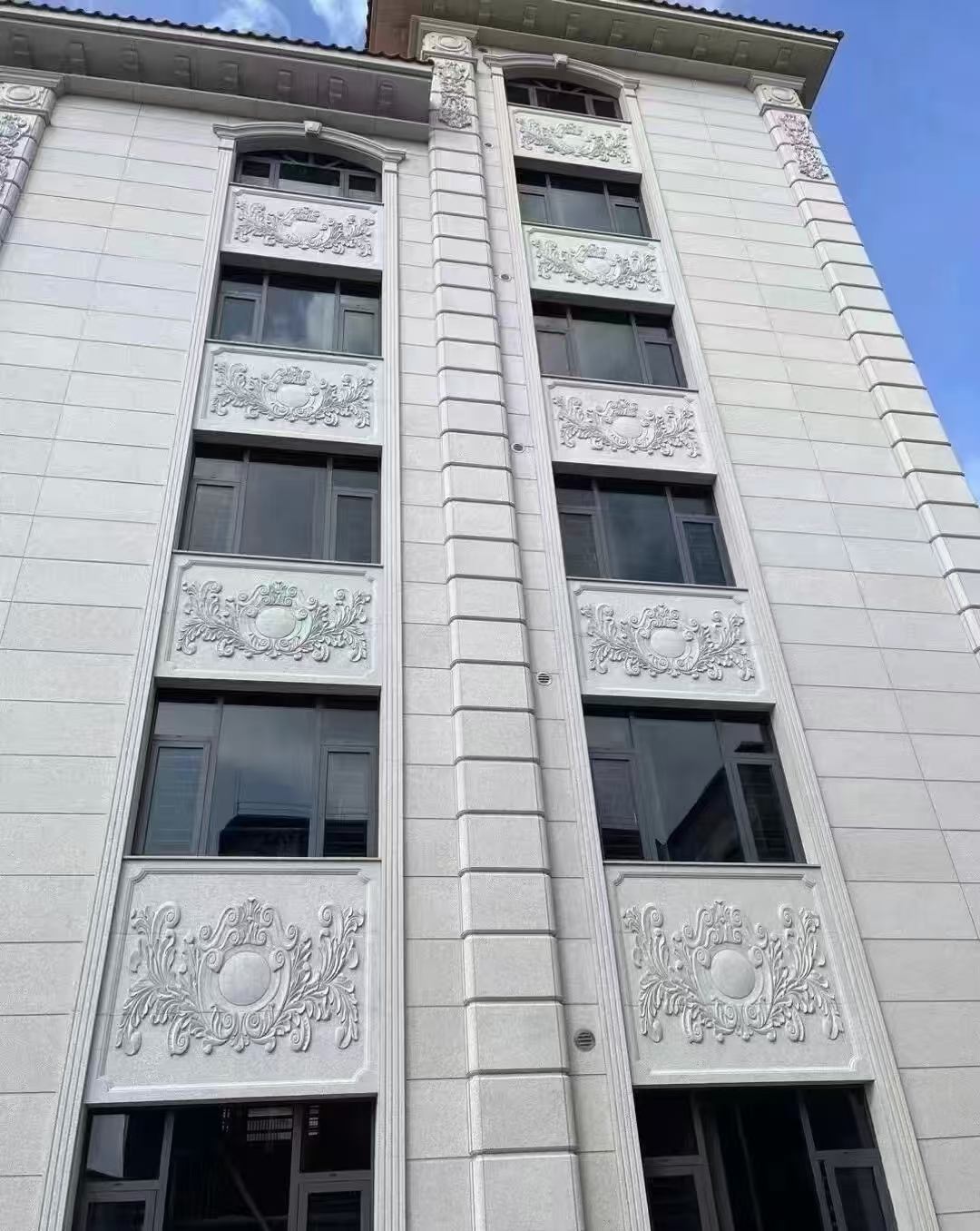 三明 白麻荔枝面花岗岩别墅外墙干挂