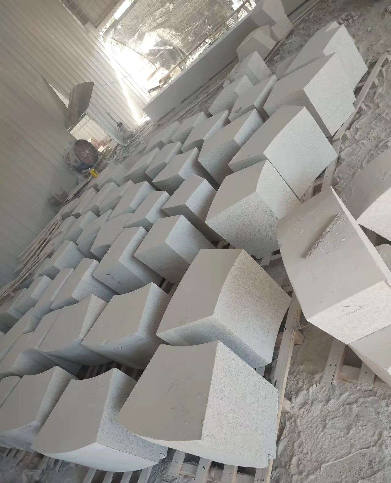 三明 白麻花岗岩异形坐凳