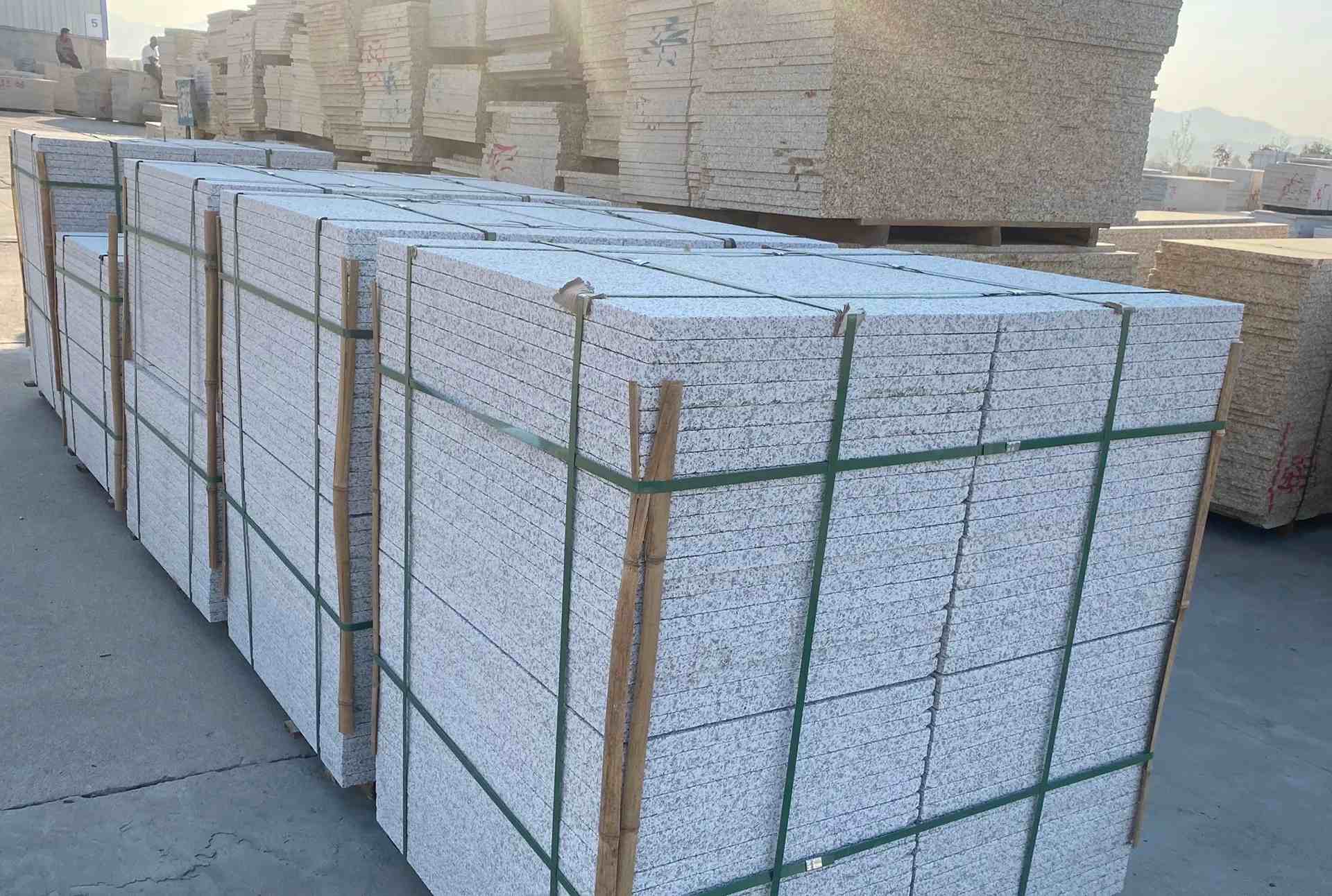 三明 白麻花岗岩荔枝面地铺石