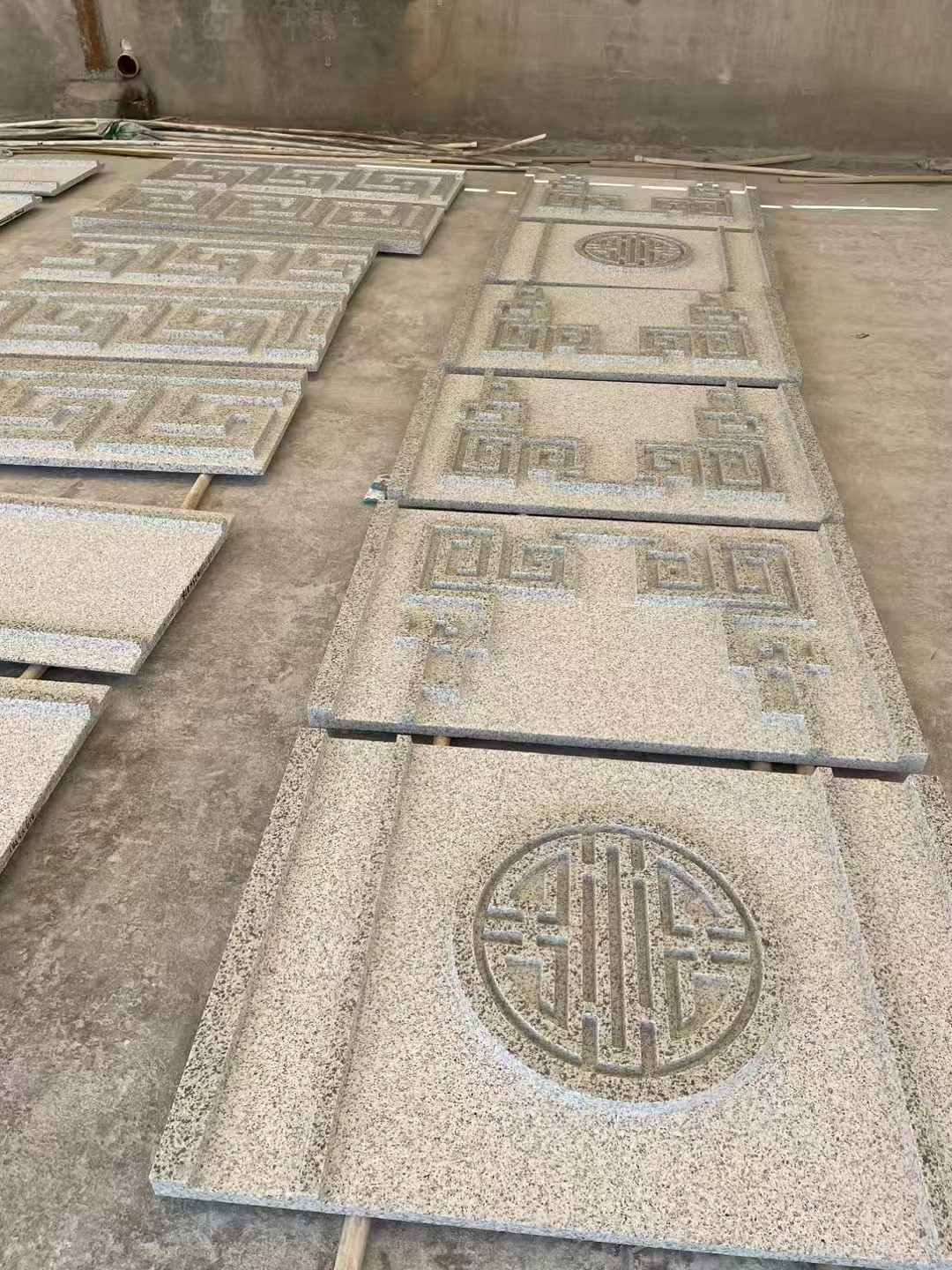 三明 白麻花岗岩外墙立面雕刻板