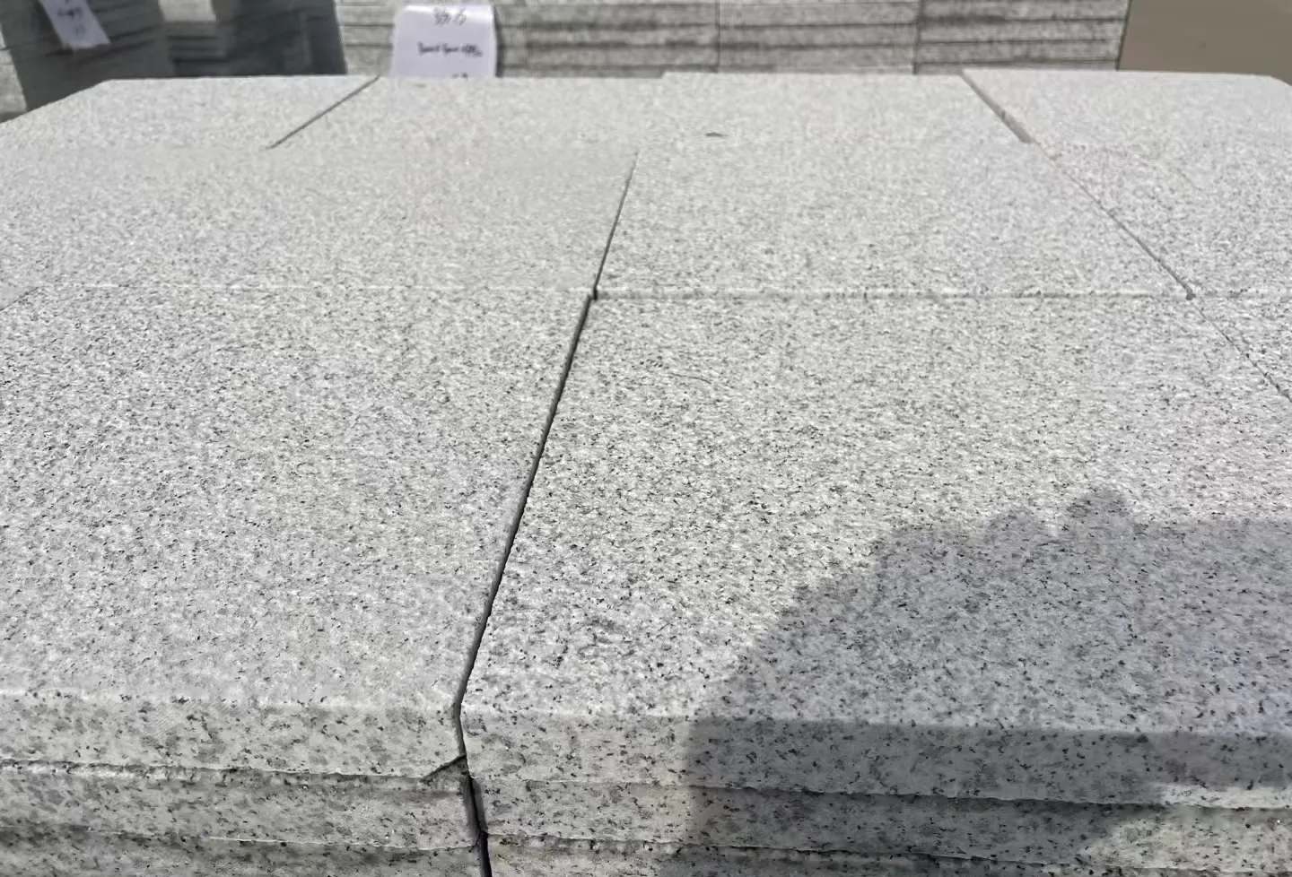 三明 白麻花岗岩石材推荐 荔枝面地铺石