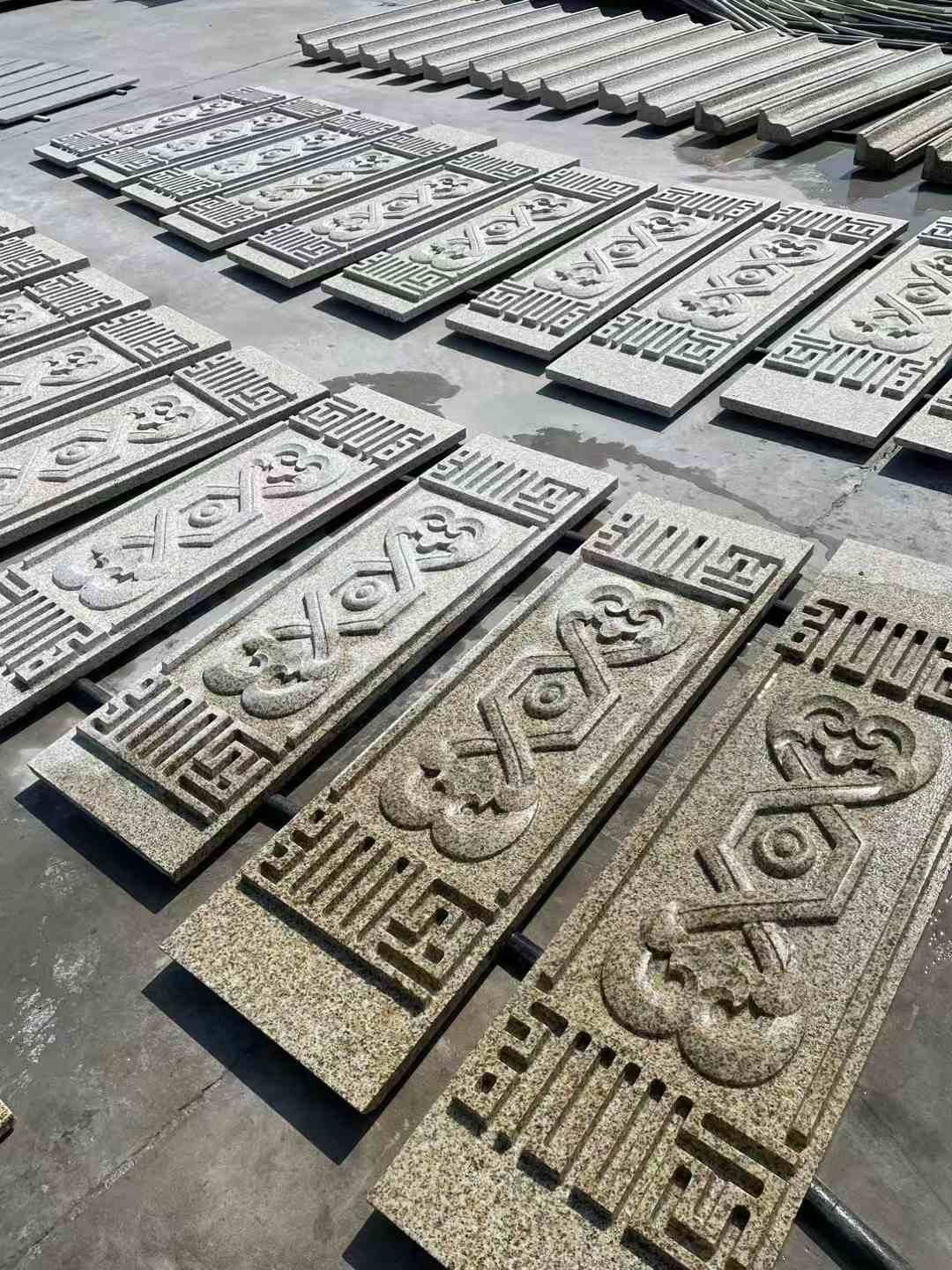 三明 黄金麻花岗岩外墙雕刻板