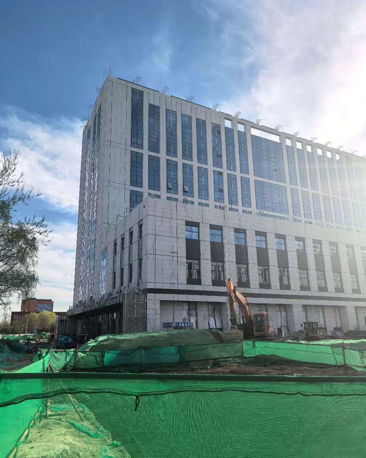 三明 白麻花岗岩石材外墙干挂